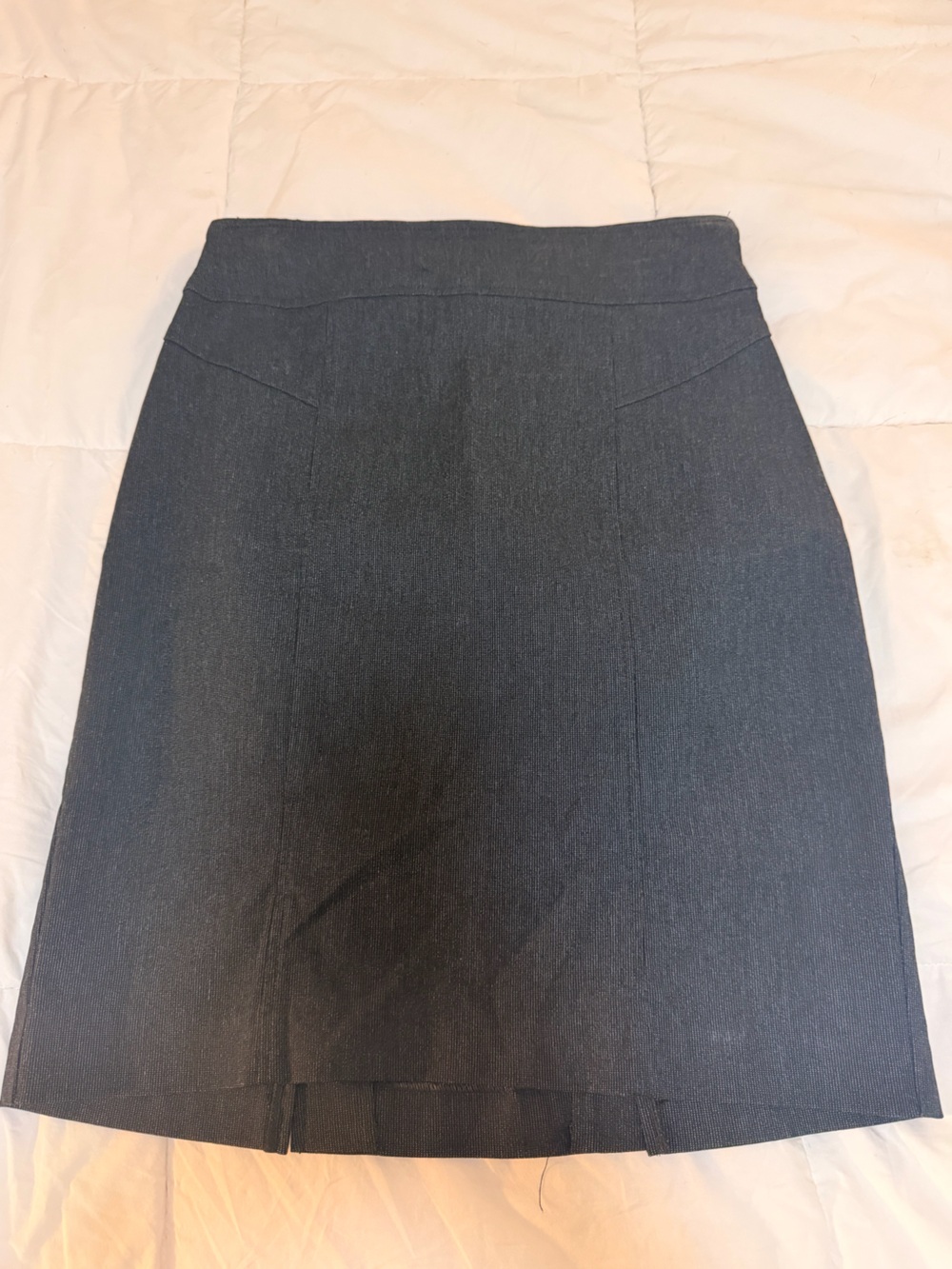 Dalia Collection Modern Fit Charcoal Pencil Skirt Size 6